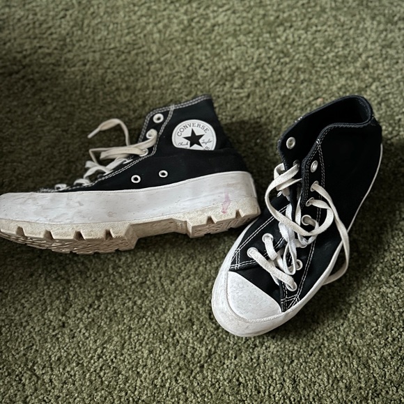 High top. Thick sole. Converse black - Picture 4 of 7